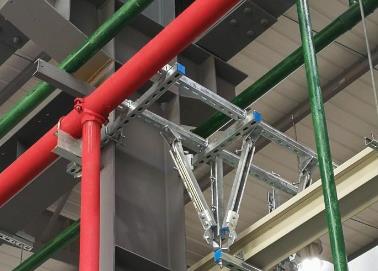 桐庐该抗震支架的整体式支吊架结构协调性好